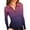 Purple#020, variant on STICHOU Dark Purple Polo Shirts for Women Long Sleeve Casual Gradient Print Deep V Neck Tops Button Down Business Collared T Shirts Comfy Winter Outfits Dark Purple M