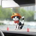 thumbnail image 4 of PEONAVET License Plate 2PC Christmas Ideas Kittens Car Pendant Backpack Pendant, 4 of 6