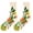 Green#4, variant on JGTDBPO Unisex Printing Towel Bottom Socks Fashionlong Sock Comfortable Socks