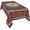 Texturezgn1007, variant on Rectangle Tablecloth Waterproof & Stainproof Tablecloths, Red Brown Pattern Oriental Washable Polyester Table Cloth Wrinkle-Free Fabric Table Cover for Dining/Party/Wedding