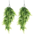 thumbnail image 1 of Plantas colgantes artificiales, apariencia realista, helechos de Boston colgantes de imitación realistas, diseño de simulación único, enredaderas de hiedra artificiales insípidas y no tóxicas para, 1 of 7