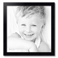 thumbnail image 2 of ArtToFrames 23" x 24" Satin Black Step Lip Picture Frame, 23x24 inch Black Wood Poster Frame (WOM-1452), 2 of 7