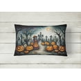 thumbnail image 4 of La Catrina Skeleton Spooky Halloween Fabric Decorative Pillow 12 in x 16 in, 4 of 4