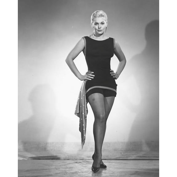 MovieMarket Artist Kim Novak 24" x 36" Framed Full Length Cheesecake Pose Poster