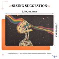 thumbnail image 6 of Yayeee Doormat for Indoor Entrance 32" x 20" Non Slippery Floor Rug, Skeleton Stripes, 6 of 8