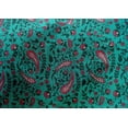 thumbnail image 4 of oneOone Cotton Silk Fabric Leaves|Floral & Paisley Block Print Sewing Fabric BTY 42 Inch Wide, 4 of 4
