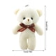 thumbnail image 5 of Minnieouse Animales de peluche Material de algodón PP Oso pequeño Diseño de muñeca Llavero Regalos para niños Llavero útil para Llave de Ropa, zapatos y accesorios Miscelánea Blanco Minnieouse AP009385-07, 5 of 6