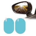 thumbnail image 4 of 2Pcs Car Side Rearview Mirror Protector Film Waterproof Anti-Fog Rain-Proof, 4 of 5
