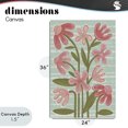 thumbnail image 4 of Stupell Industries Eclectic Pink Whimsy Midcentury Flowers Canvas Art, 24 x 36, by Martina Pavlova, 4 of 8