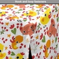 thumbnail image 4 of Animal Dog Crate Cover, with Kitties Birds Chickens Flowers Berries Spring Cartoon, Easy to Use Pet Kennel Cover Small Dogs Puppies Kittens, 7 Sizes, Multicolor, by Ambesonne, 4 of 6