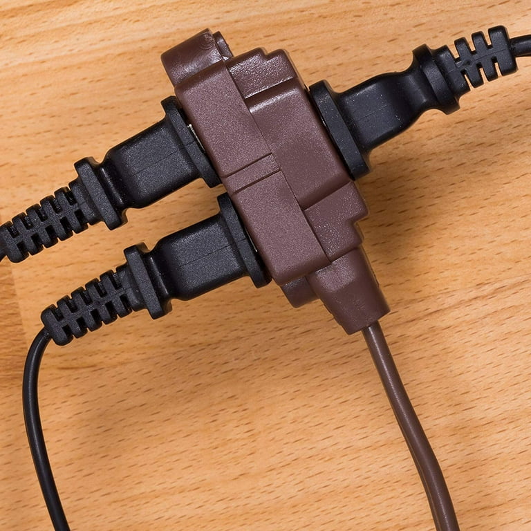 3FT Cord Cover Floor Cord Hider Floor, Extension Cable Cover Power 3 feet  Brown