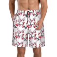 thumbnail image 1 of Fotbe Cherry Blossoms Trajes de Baño Estampados para Hombre, Shorts de Verano de Secado Rápido, Ropa de Playa, Bañadores-X-Large, 1 of 6