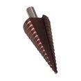 thumbnail image 3 of Broca escalonada de 15 pasos 4-32mm en acero rápido al cobalto - Perforadora versátil para madera y metales, color rojo tungsteno, modelo 4-32HSS Co, 3 of 6