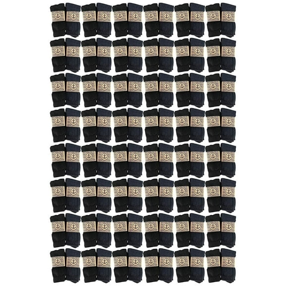 Yacht & Smith 48 Pairs of Mens and Womens Thermal Winter Socks, Warm Cold Resistant Bulk Pack