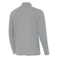 thumbnail image 3 of Men's-Antigua  Gray Alex Bowman Intent Quarter-Zip Top, 3 of 3