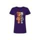 thumbnail image 1 of Playera Blusa De Oso Robot Ropa De Mujer Color Morado Talla Chica Marca Emil SaEs, 1 of 4