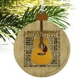 thumbnail image 4 of Guitar Country Music Wood Christmas Tree Holiday Ornament, 4 of 7