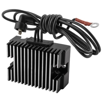 Voltage Regulator Rectifier For Harley-Davidson Road Glide & Street Glide 2007-2008 — TCMT Black Aluminum