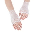 thumbnail image 3 of Props Half Finger Lace Design Gloves Elegant Stylish Accessories For Performances Themed Events Gothic Fashion, 3 of 3