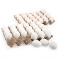 thumbnail image 2 of Huevos de madera para Pascua JOYIN, 24 piezas, 6 cm, set para pintar DIY, 2 of 8