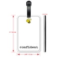 thumbnail image 2 of Bee Confident - Luggage ID Tags / Suitcase Identification Cards - Set of 2, 2 of 5