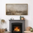 thumbnail image 5 of IDEA4WALL Extra Large Framed Canvas Print Wall Art Abstract Misty Landscape Fine Art oft Muted Tones of a Foggy Landscape Wall Decor Oversized Artwork Relax/Calm for Room - 60"x30", 5 of 5