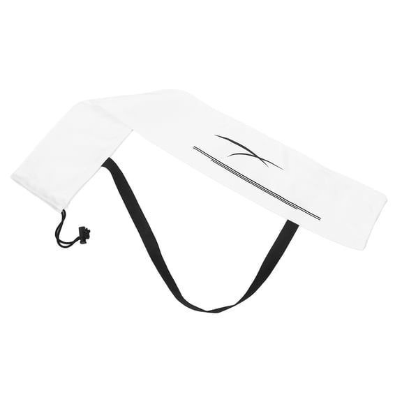 WRITWAA White Baseball Bat Storage Bag with Breathable Lint Material for Home Protection