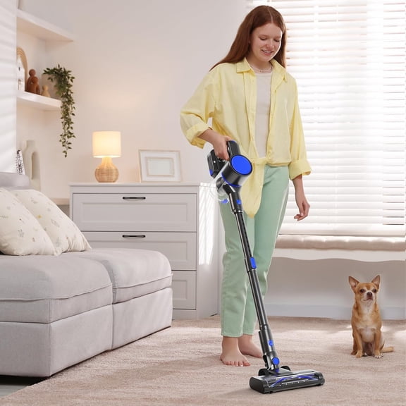 Cordless Vacuum Cleaner - Black Blue