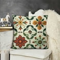 thumbnail image 2 of YINGXI Style Throw Pillow Covers Pillow Cases Pattern Decorative Cushion Cases for Sofa Couch 18x18in, 2 of 5