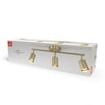 thumbnail image 4 of 21" 3-Light Matte Brass Track Lighting with Pivoting Track Heads, 91007988, 4 of 8