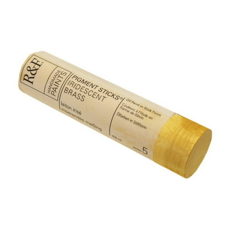 UPC: 0836943003842 | R&F Handmade Paints Pigment Stick  100ml  Iridescent Brass
