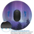 thumbnail image 4 of ZNDUO 2 Pack Round Mouse Pad Purple Fantasy Aurora Pattern 7.9" Small Non-Slip Rubber Gaming Mousepad Desk Mat for Home Office, 4 of 7