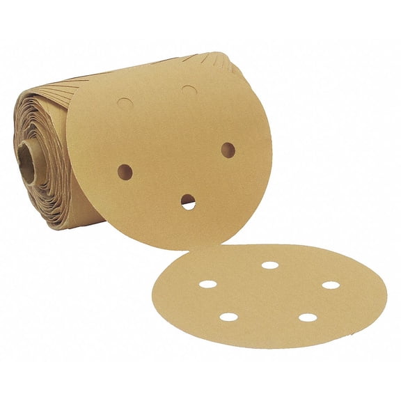 3m Paper Disc Roll,5in.dia.,P180,PK4
