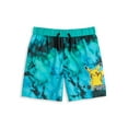 thumbnail image 1 of Pokemon Boys Green Swim Shorts, 1 of 6