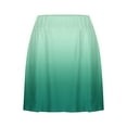 thumbnail image 4 of HOOMEUMY Tennis Skirts for Women Elastic Sports Skorts Yoga Shorts for Golf Workout Tummy Control High Waisted Stretchy Skirt Summer Shorts Skater Skirt with Shorts Underneath Gradient Color Casual, 4 of 5