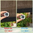thumbnail image 3 of EMERIT 90% Tela de Sombra Tela de Sombra Solar para Patio Jardín Pérgola Cubierta de Sombra Toldo con Ojales, 3 of 7