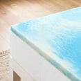 thumbnail image 5 of Best Price Mattress 1.5" Swirl Gel AeroBreeze Cooling Air Flow Memory Foam Topper, Full, 5 of 10