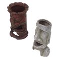 thumbnail image 4 of Aquarium Decor2pcs Fish Tank Face Resin Face Sculpture Fish Tank Ornament Reliable and Durable, 4 of 5