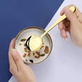 thumbnail image 5 of Cucharas de sopa, cucharas redondas, cucharas grandes de acero inoxidable, juego de 6, 5 of 5