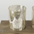 thumbnail image 4 of Mercana Benk Wood And Black Metal Five Cup Candle Holder in Gold, 4 of 11