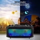 thumbnail image 3 of Altavoz inalámbrico portátil Pyle PPHP42B Bluetooth stereo potente recargable LED intermitente, 3 of 3