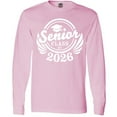 thumbnail image 3 of Inktastic Senior Class of 2026 in White with Graduation Cap Long Sleeve T-Shirt, 3 of 5