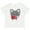 AA-White, variant on Inktastic Heart Cat Boys or Girls Baby T-Shirt