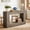 Light Gray, variant on Fnova Farmhouse Console Table for Entryway, 47.2" Long Narrow Wood Entryway Table, Easy Assembly, Dark Brown