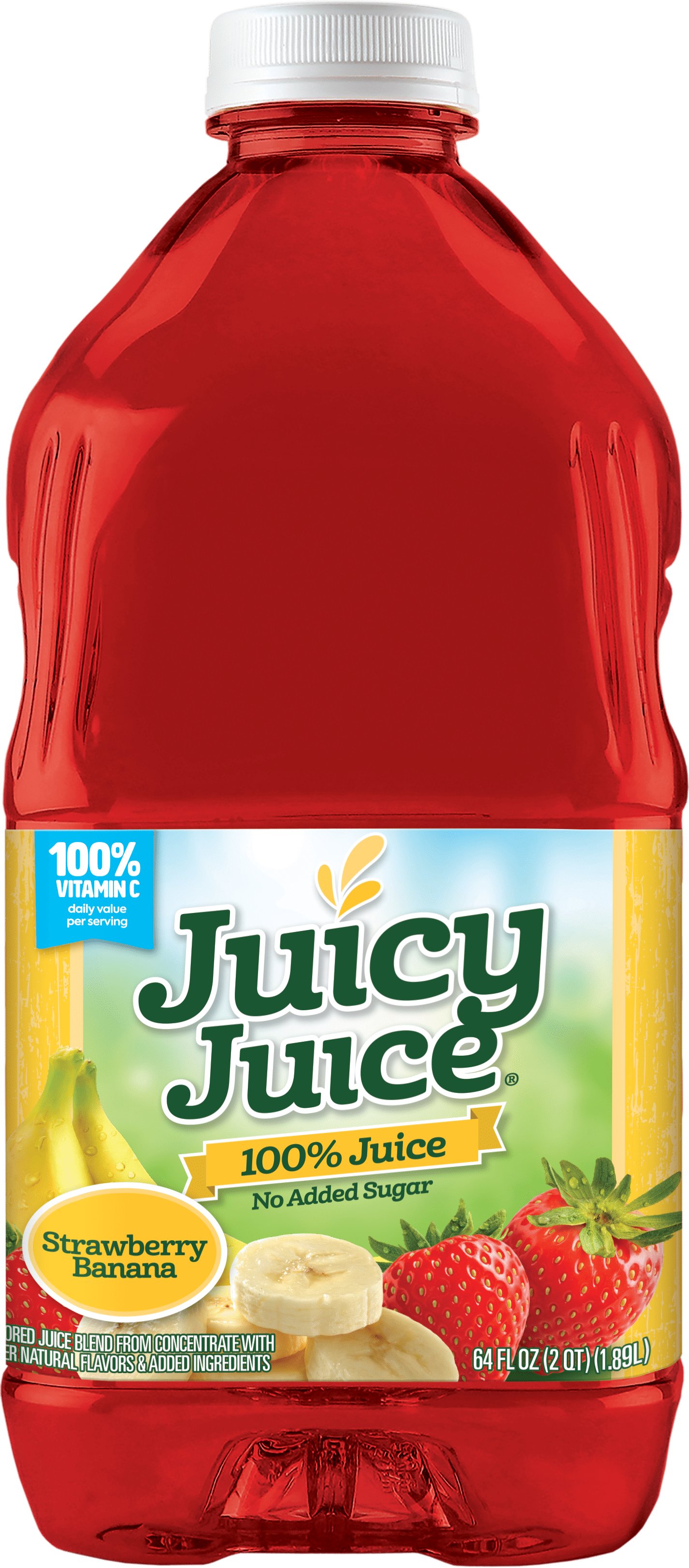 Juicy Juice 100 Juice Strawberry Banana, 64 oz