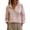 Pink, variant on Womens Embroidered Blouse Ruffle V Neck Long Puff Sleeve Button Down Textured White Cute Going Out Tops Casual, White,L