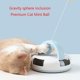 thumbnail image 2 of White Juguete para gatos de tenis de mesa por gravedad con bolas de hierba gatera para juguete para gatos de autoestimulación, 2 of 5