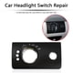 thumbnail image 3 of Cubierta de reparación de interruptor de faro Ndcxsfigh para Mercedes-Benz W164 2007-2011 negro C, 3 of 5
