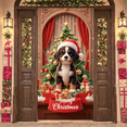 thumbnail image 3 of Colorful Theme Merry Christmas Banner Fun Pet Decorations Christmas Celebration Party Gift Backdrop, 3 of 9