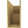 thumbnail image 4 of 12"W x 36"D x 24"H Classic Chapel Hill Rough Cedar Woodgrain TimberThane Corbel, Primed Tan, 4 of 6